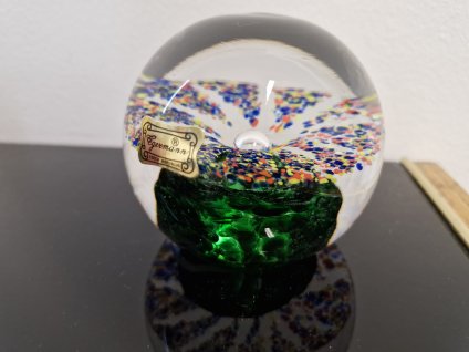 Nádherné těžítko z hutního skla