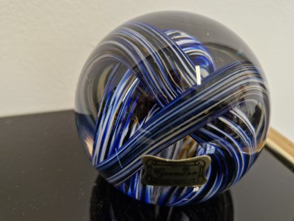 Nádherné těžítko z hutního skla - EGERMANN