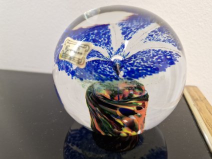 Nádherné těžítko z hutního skla - EGERMANN