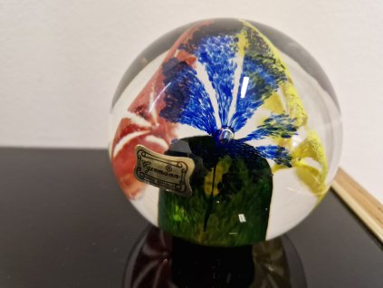 Nádherné těžítko z hutního skla - EGERMANN