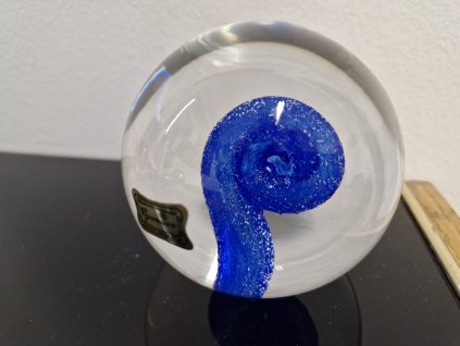 Nádherné těžítko z hutního skla - EGERMANN