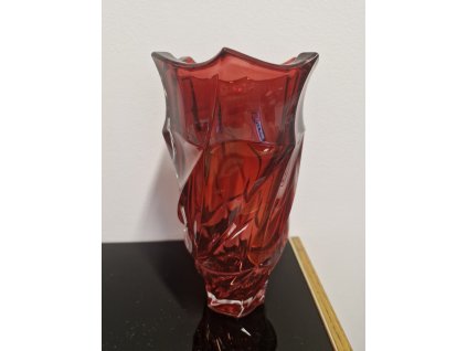 Křišťálová váza z kol. FLAMENCO - Bohemia Treasury