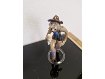 Skleněná figurka Vandrák - Jaroslav Brychta