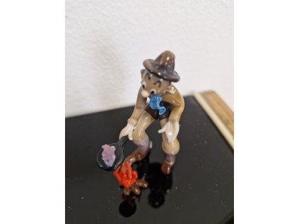 Skleněná figurka Vandrák - Jaroslav Brychta