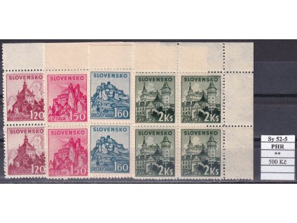 Slovenský štát Sy 52-5 PHR svěží