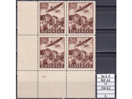 Slovenský štát Sy L 5 DZ A1 L svěží
