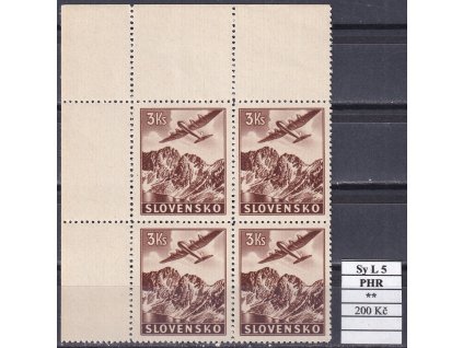 Slovenský štát Sy L 5 PHR svěží