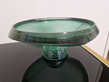 Krásná mísa z lisovaného skla - Jiří Brabec