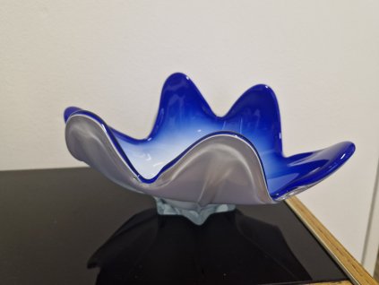 Nádherná mísa z hutního skla - originál MURANO