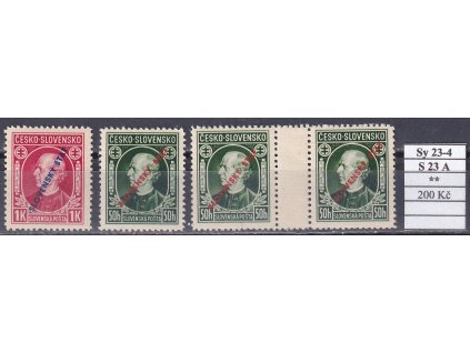 Slovenský štát Sy 23-4 a Sy 23 A svěží