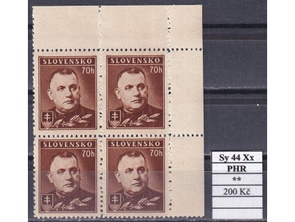 Slovenský štát Sy 44 Xx PHR svěží