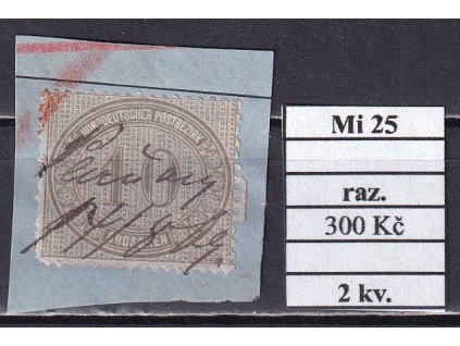 NDP Mi 25 razítkované 2. kvalita