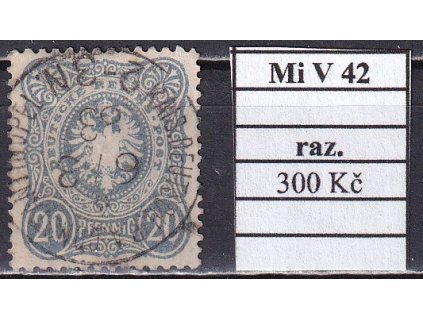 Deutsche Post in der Turkei Mi V 42 razítkované