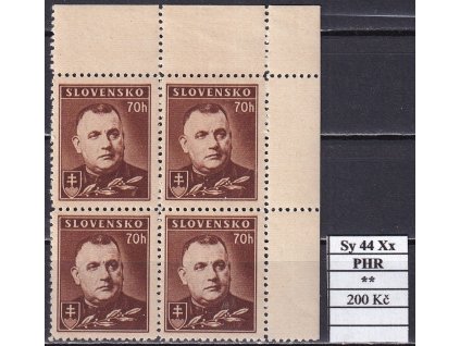 Slovenský štát Sy 44 Xx PHR svěží