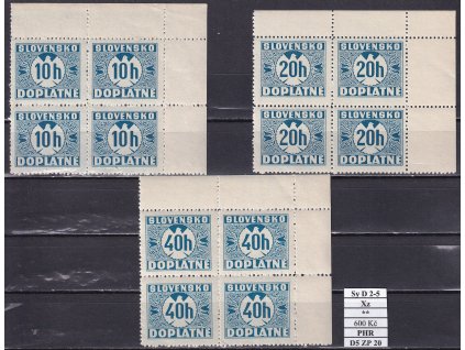 Slovenský štát Sy D 2-5 Xz PHR svěží