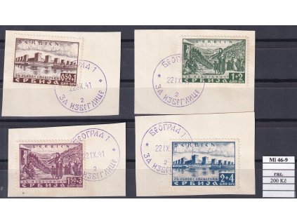 Serbien Mi 46-9 razítkované