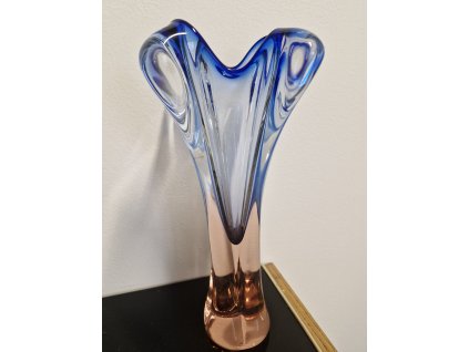 Nádherná váza z hutního skla - Josef Hospodka