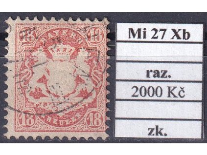 Bayern Mi 27 Xb razítkované zkoušené