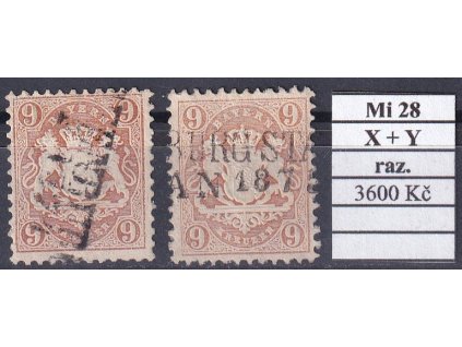 Bayern Mi 28 X + Y razítkované