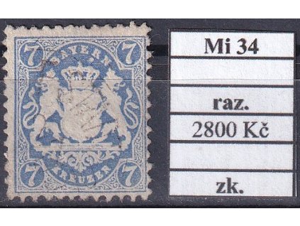 Bayern Mi 34 razítkované zkoušené