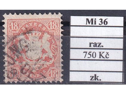 Bayern Mi 36 razítkované zkoušené