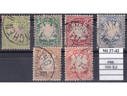 Bayern Mi 37-42 razítkované