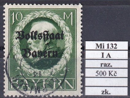 Bayern Mi 132 I A razítkované zkoušené