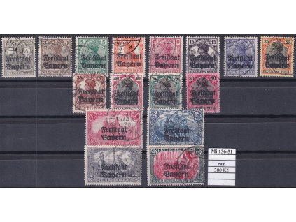 Bayern Mi 136-51 razítkované