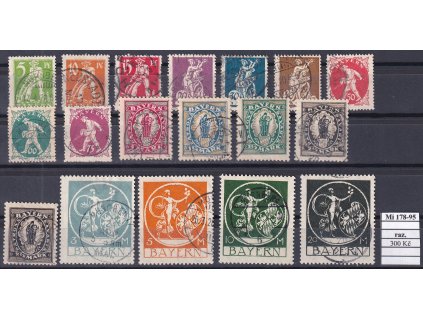 Bayern Mi 178-95 razítkované