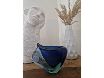 Luxusní váza z hutního skla - M. Stáhlíková + M. Velíšková