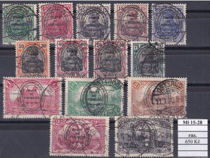 Allenstein Mi 15-28 razítkované