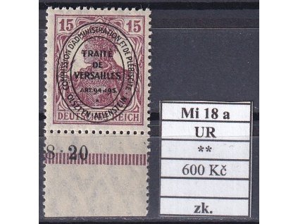 Allenstein Mi 18 a UR svěží zkoušené