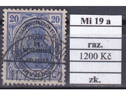 Allenstein Mi 19 a razítkované zkoušené