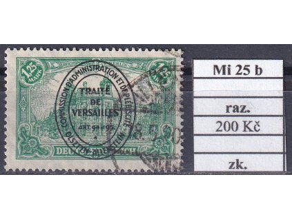 Allenstein Mi 25 b razítkované zkoušené