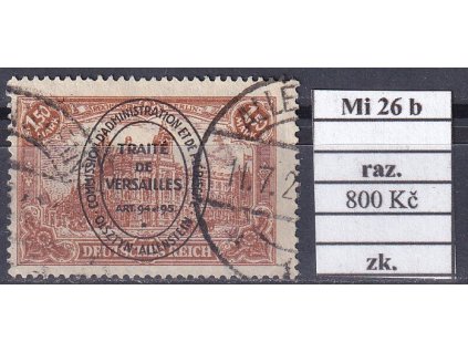 Allenstein Mi 26 b razítkované zkoušené