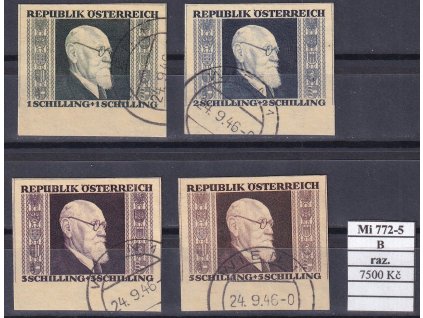 Rakousko Mi 772-5 B razítkované