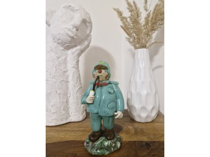 Krásná skleněná figurka ŠVEJK - Jaroslav Brychta