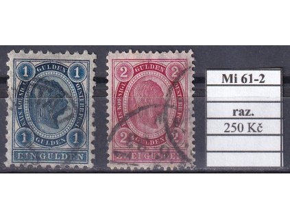Rakousko Mi 61-2 razítkované