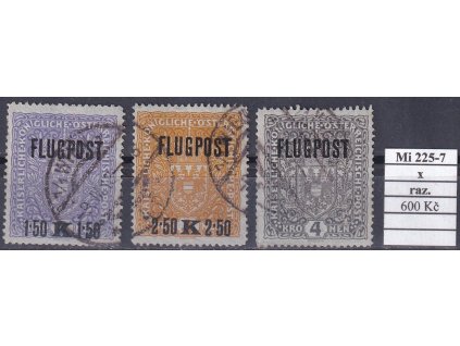 Rakousko Mi 225-7 x razítkované
