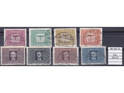Rakousko Mi 425-32 razítkované