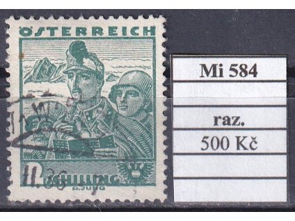 Rakousko Mi 584 razítkované