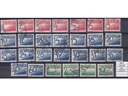 Rakousko Mi P 132-58 razítkované