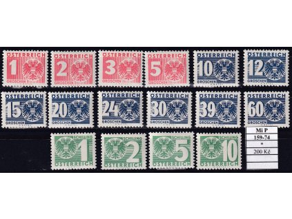 Rakousko Mi P 159-74 po nálepce