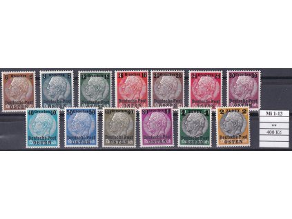 Generalgouvernement Mi 1-13 svěží