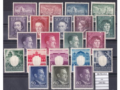 Generalgouvernement Mi 92-112 svěží