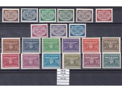 Generalgouvernement Mi D 16-36 svěží