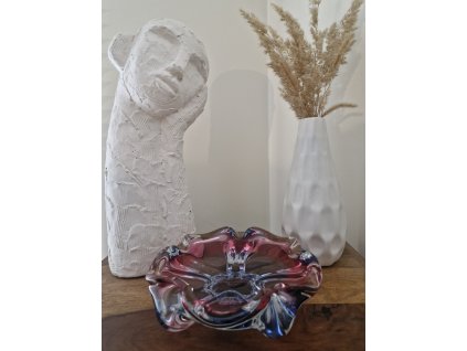 Dvoubarevná mísa z hutního skla - Josef Hospodka