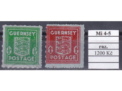 Guernsey Mi 4-5 razítkované