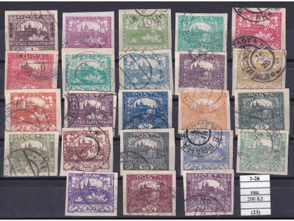 ČSR I 1-26 základní sada razítkované