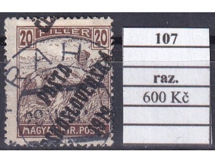 ČSR I 107 razítkované